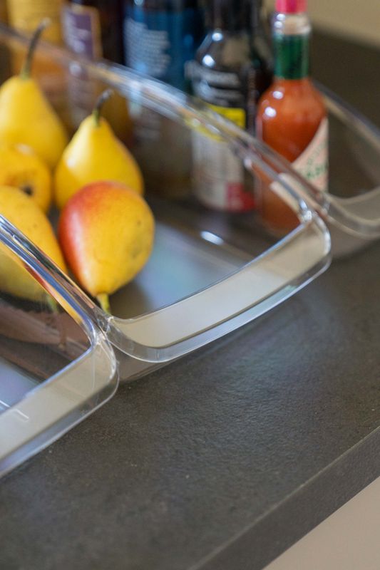 Oppbevaringsbokser 3pk Gjennomsiktig
