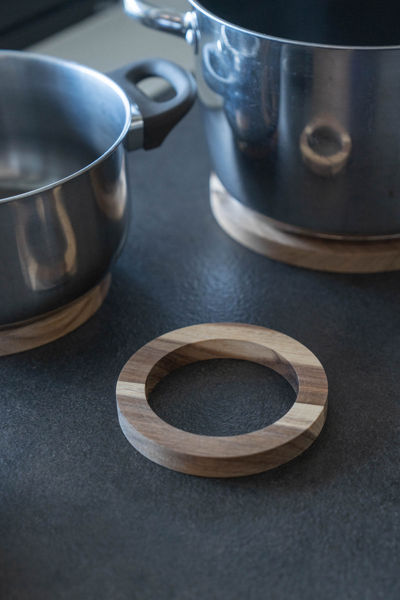 Gryteunderlag i tre – 3pk