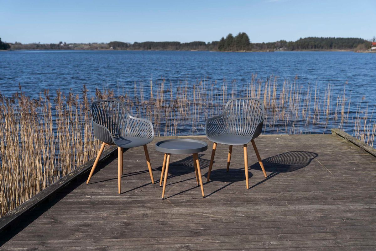 Hagesett Riller Grå