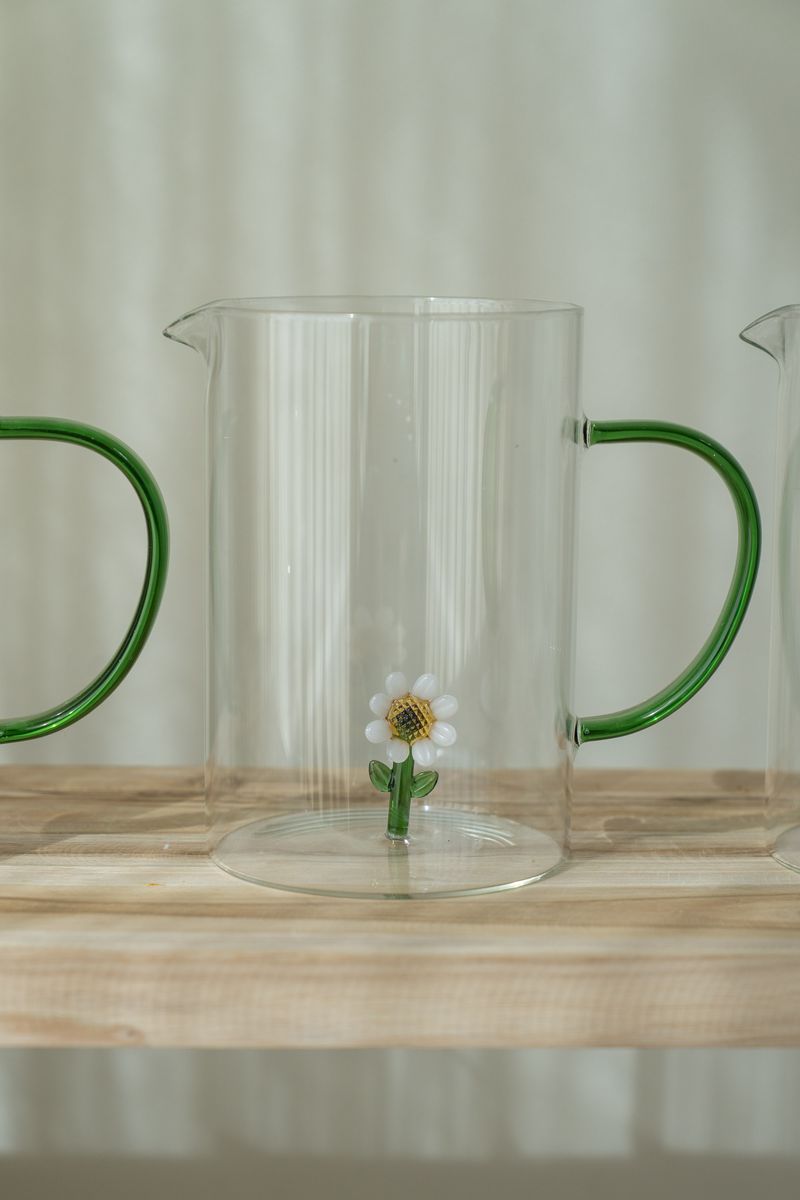 Glassmugge – 1,6 L – Hvit