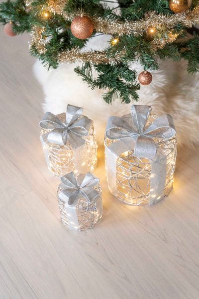 Hovedbilde Dekorgave 3pk Rund - Sølv