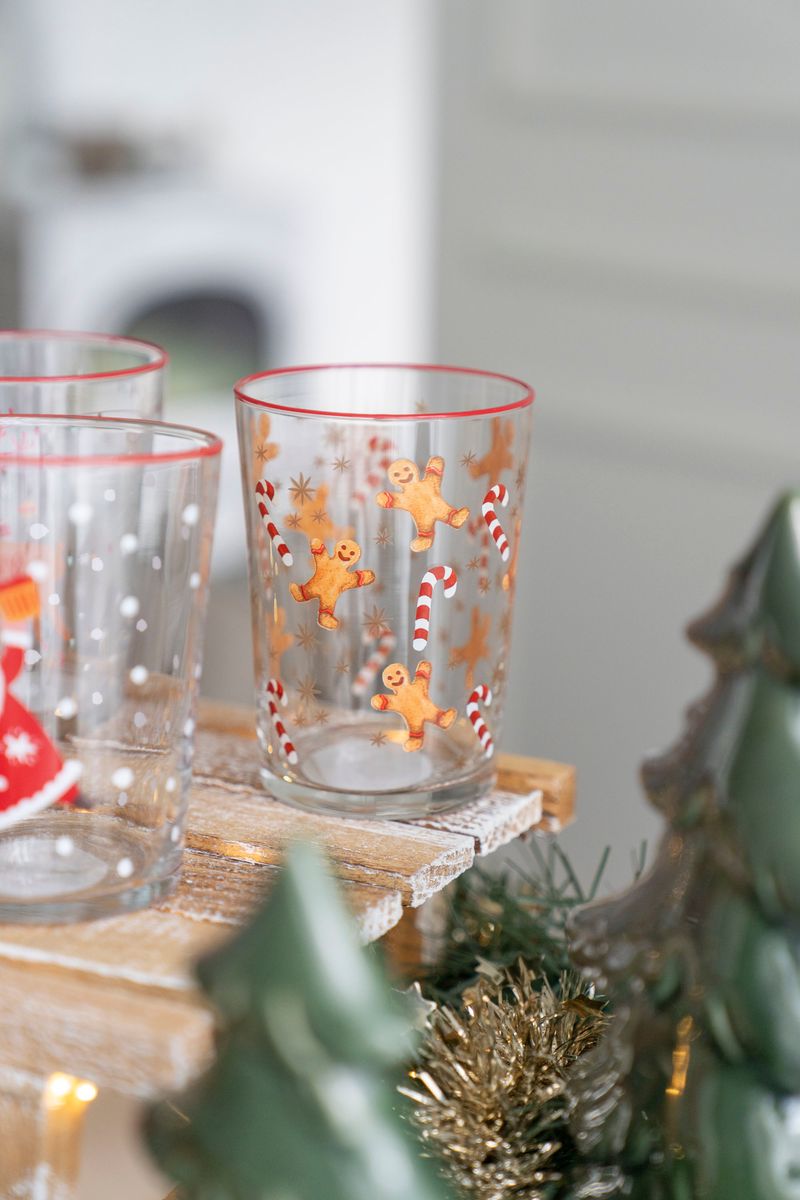 Vannglass 500ml - Pepperkake