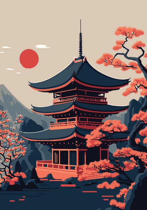 Poster - Japan Tower