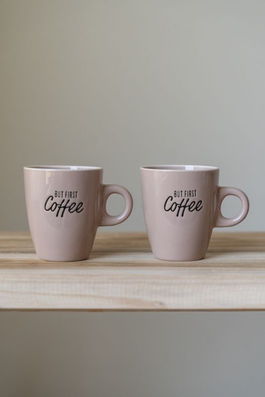 Krus – 220 ml – 2pk But first, coffe