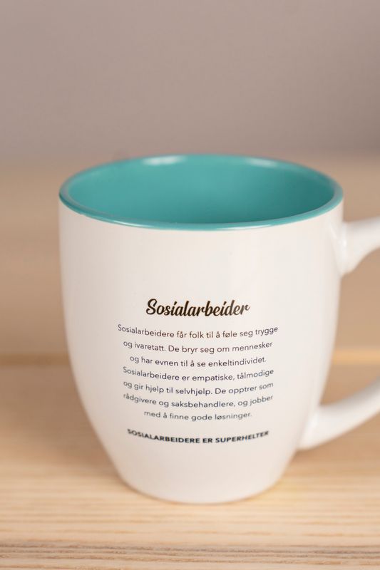Kopp - Sosialarbeider SUPERHELT 20cl 