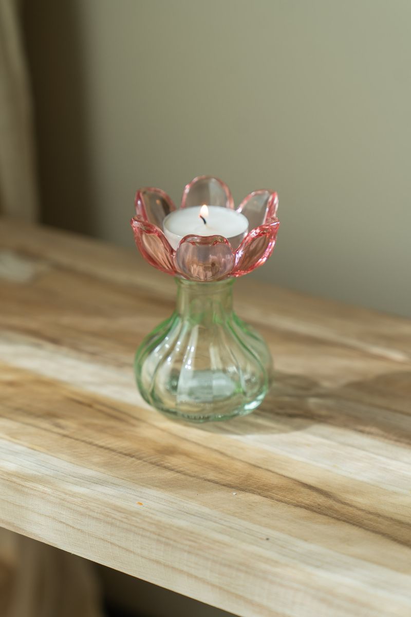 Telysholder blomst – grønn