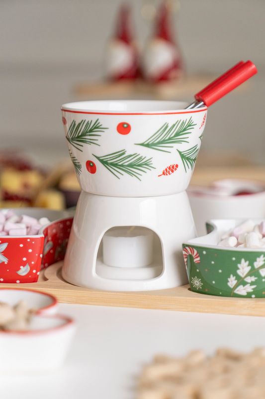 Fondue Sett - Merry Christmas
