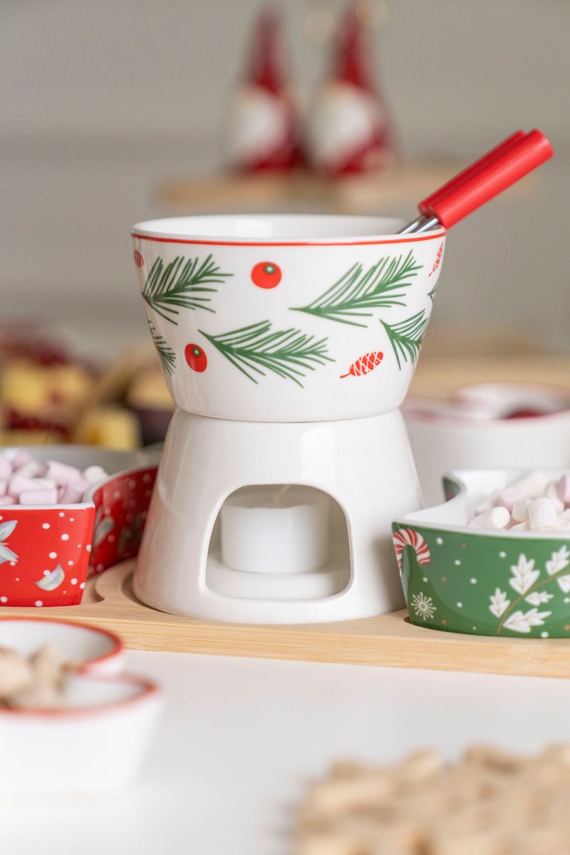 Fondue Sett - Merry Christmas