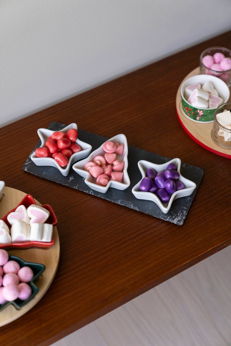 Serveringssett - Julehimmel 