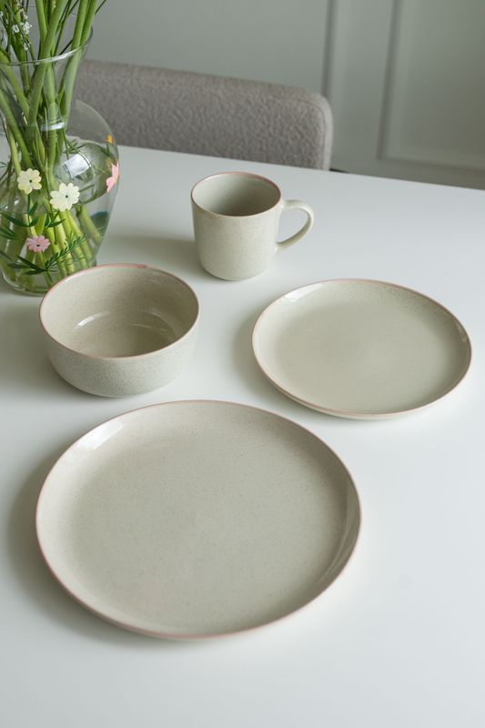 Sand tallerken – Ø27 cm