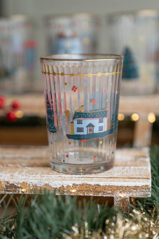 Vannglass 500ml - Rød Leilighet