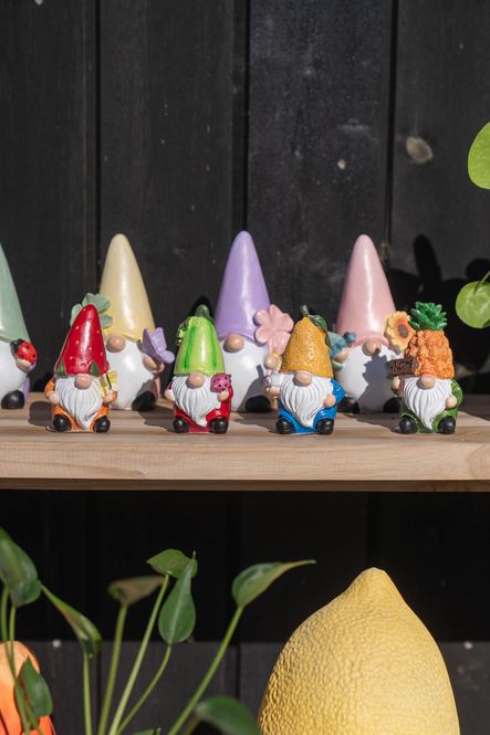 Hovedbilde Nisse med frukthatt – liten – sitron