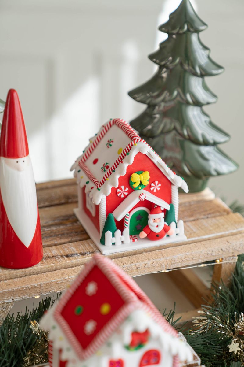 Pepperkakehus 14cm - Nisse
