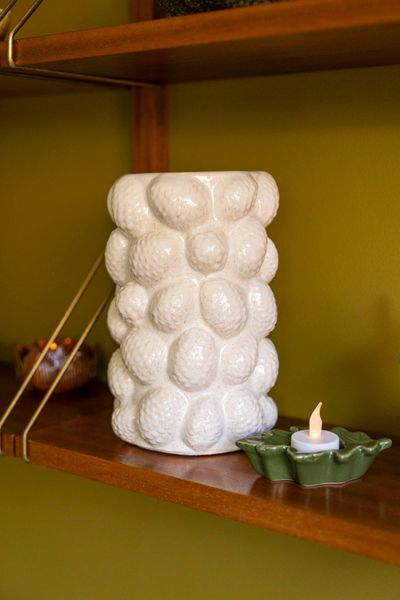 Hovedbilde Vase - Kongle 23cm Beige