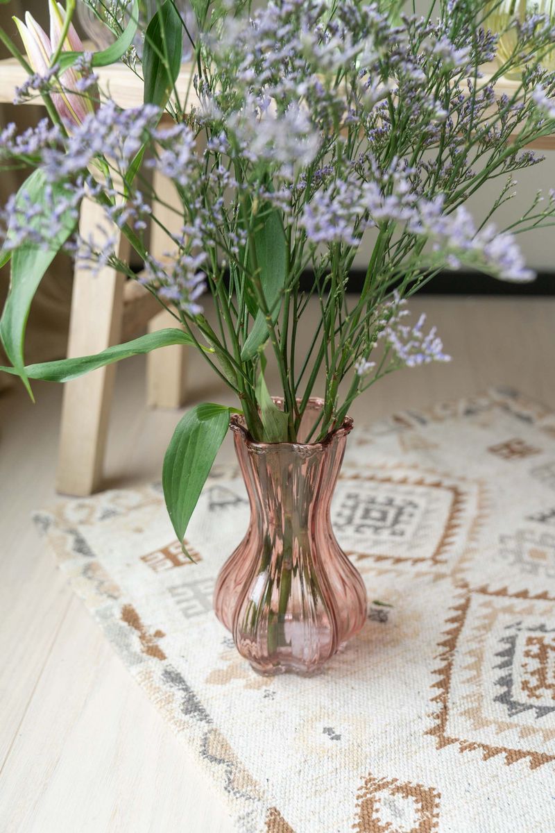 Glassvase – rosa