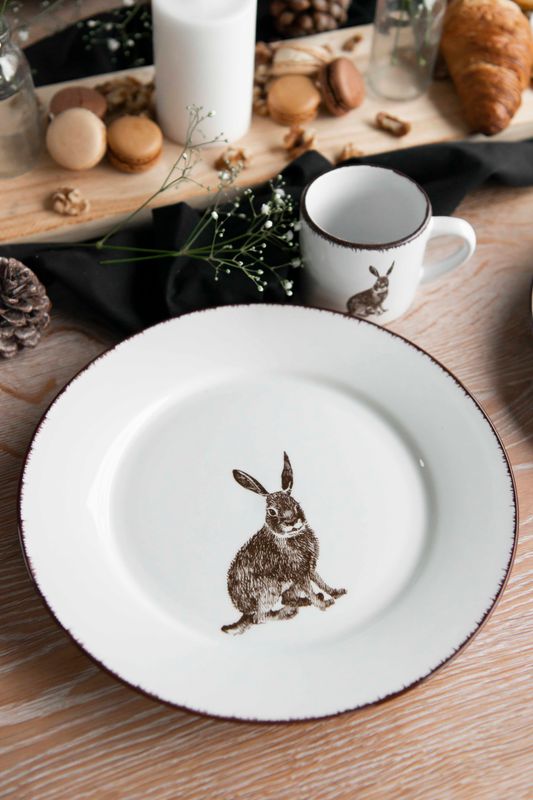 Villmark Tallerken - Hare 27cm