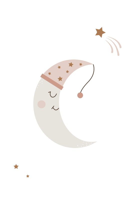 Poster - Natt Måne