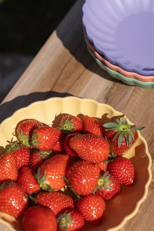 Soft skål – Ø19 cm – gul
