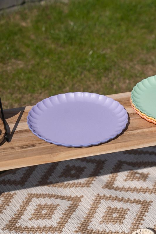 Soft tallerken – Ø27,5 cm – lilla