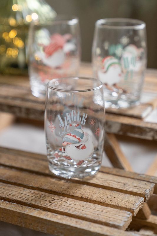 Vannglass 250ml 3pk - Gnom