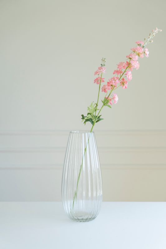 Kunstig Blomst 85cm - Lys Rosa