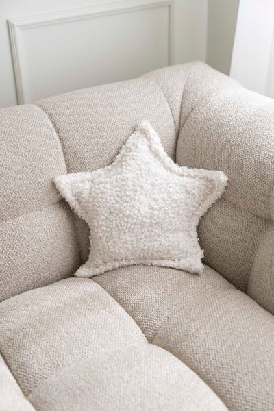 Hovedbilde Pute Stjerne 43x30cm - Hvit