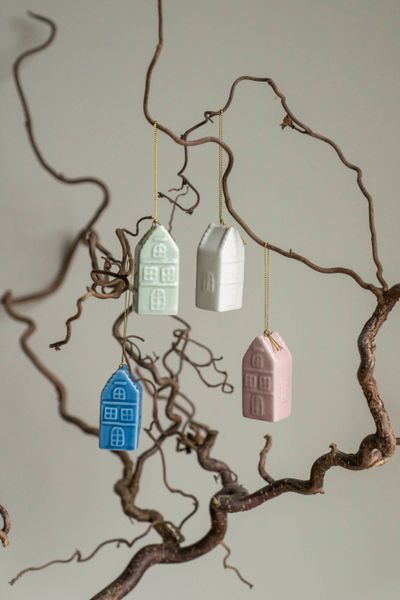 Hovedbilde Påskepynt - Hus Hvit