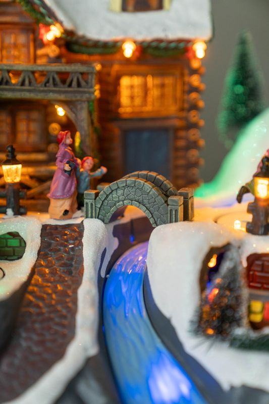 Juleby – Reindeer Lodge med tog