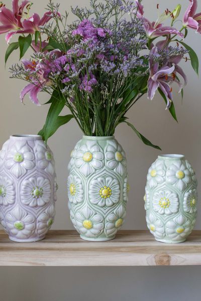 Hovedbilde Vase blomster – 27 cm – Grønn