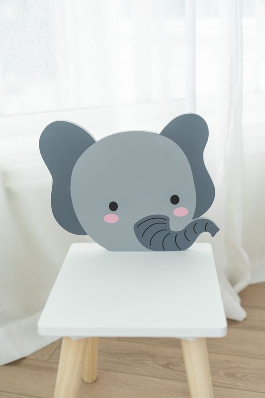 Barnestol – dyreform Elefant
