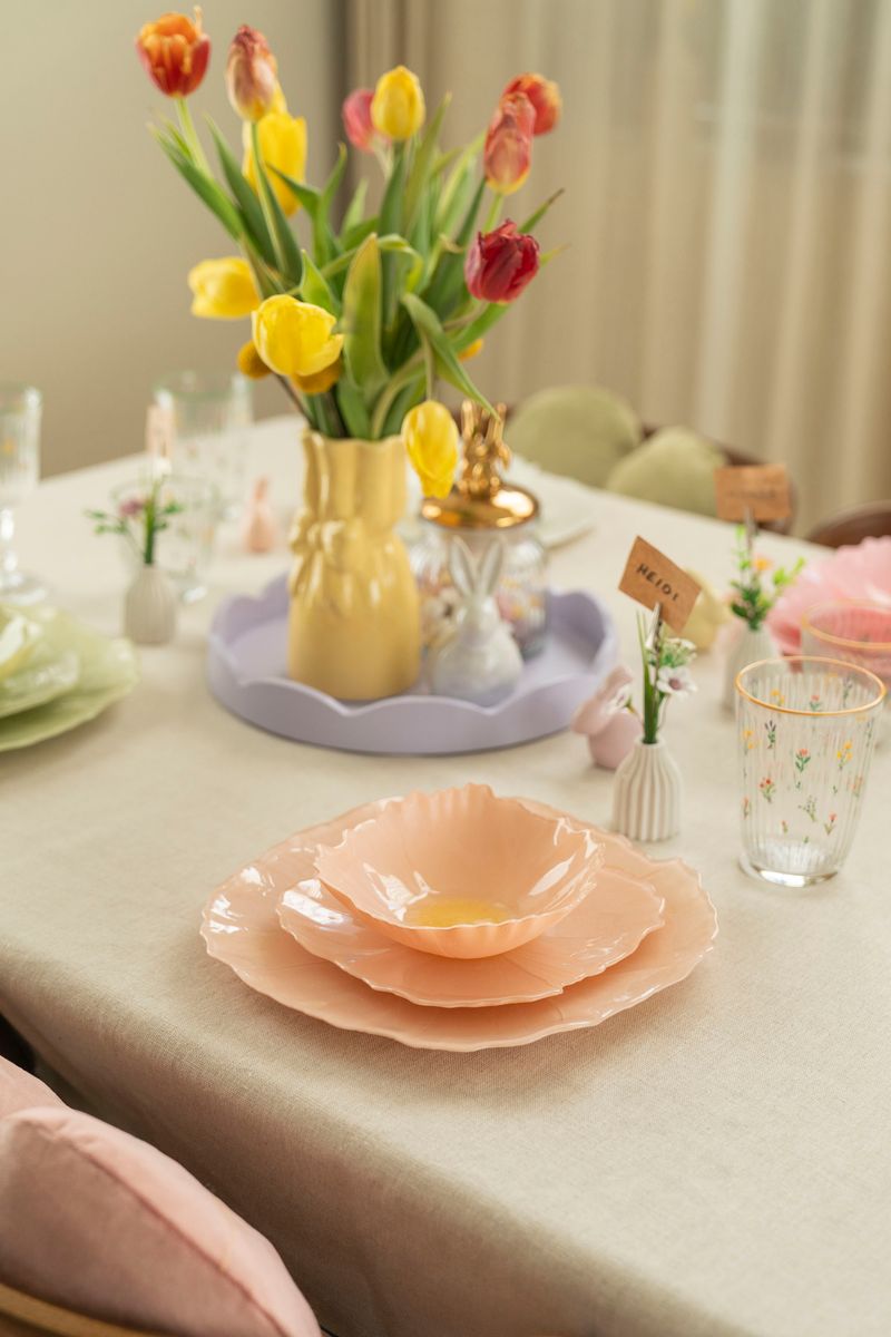 Valmue Skål 15cm - Fersken