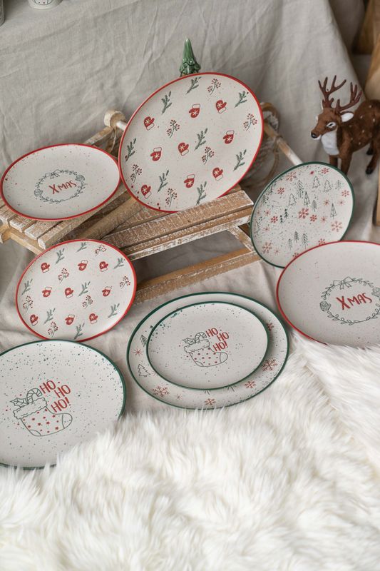 Julehilsen Tallerken 26,5cm - Xmas