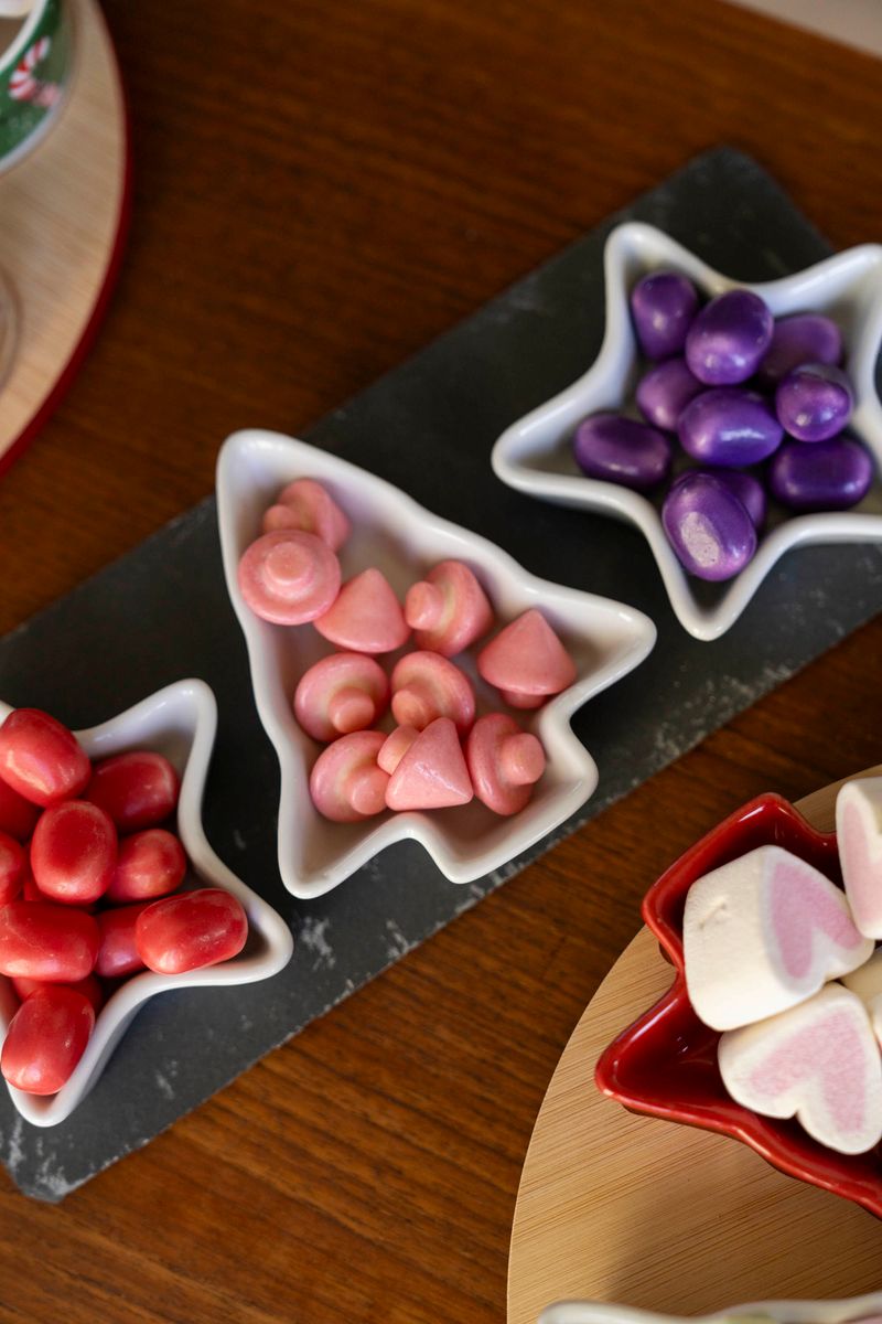 Serveringssett - Julehimmel 