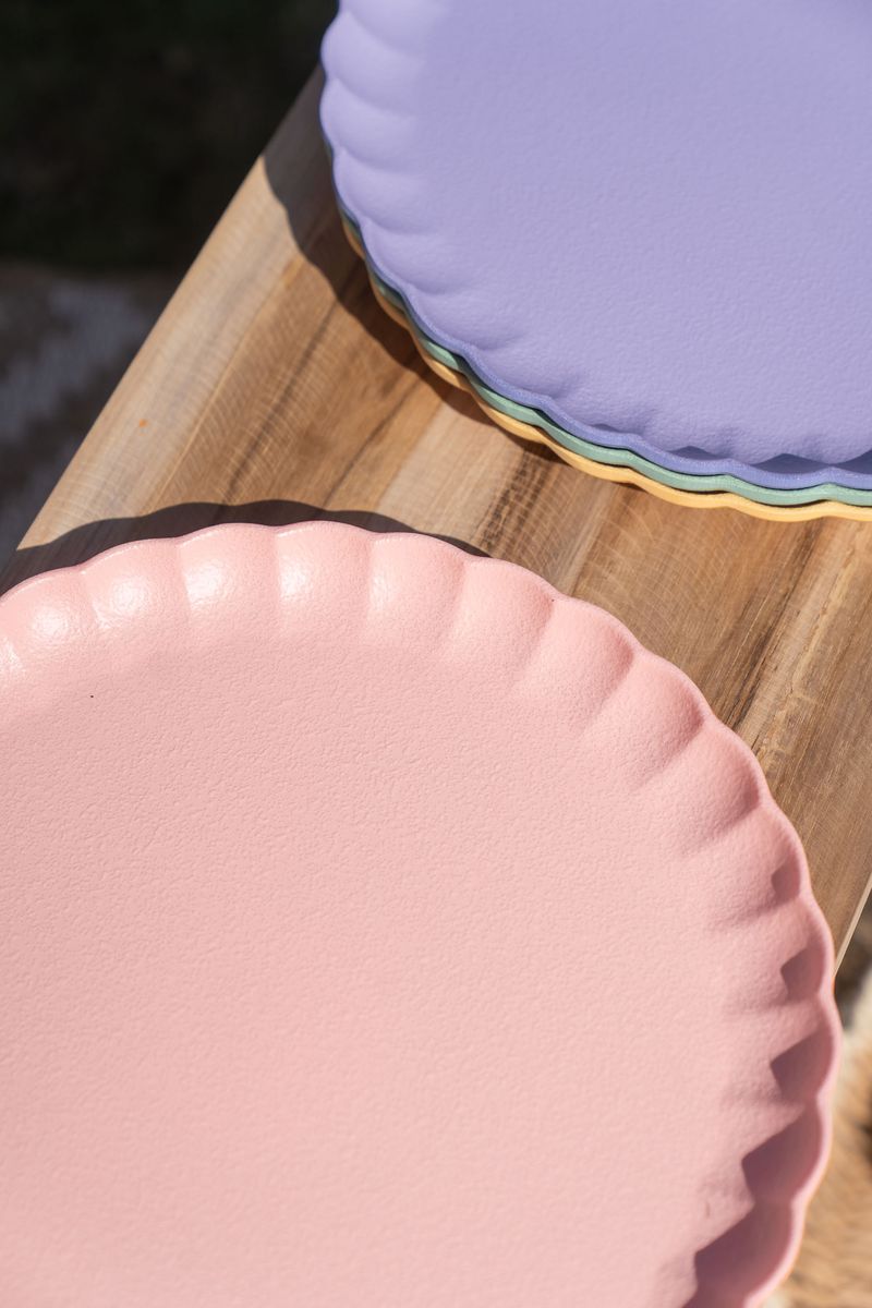 Soft tallerken – Ø27,5 cm – korall