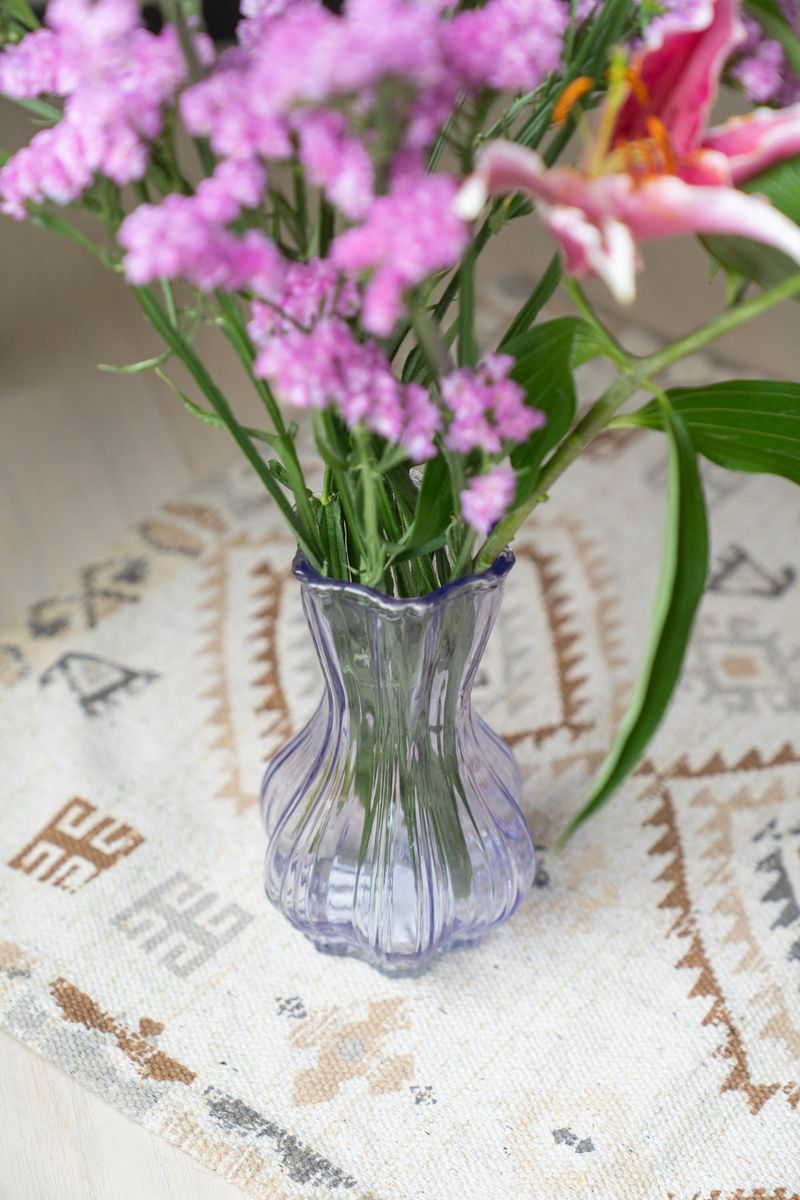 Glassvase – lilla
