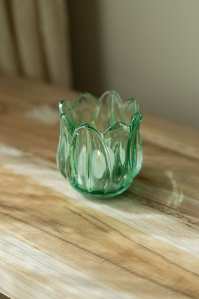 Hovedbilde Telysholder glass – grønn