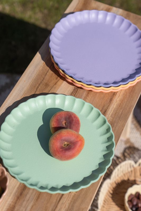 Soft tallerken – Ø20 cm – grønn