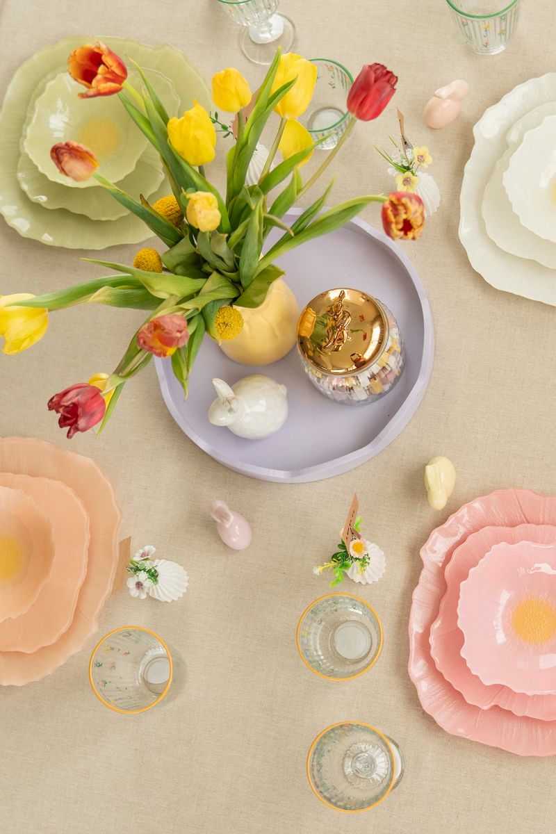 Valmue Tallerken 21cm - Fersken