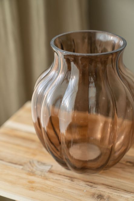 Hovedbilde Vase glass 20cm Oransje