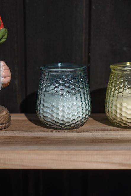Hovedbilde Citronella Mygglys i bobleglass – blå