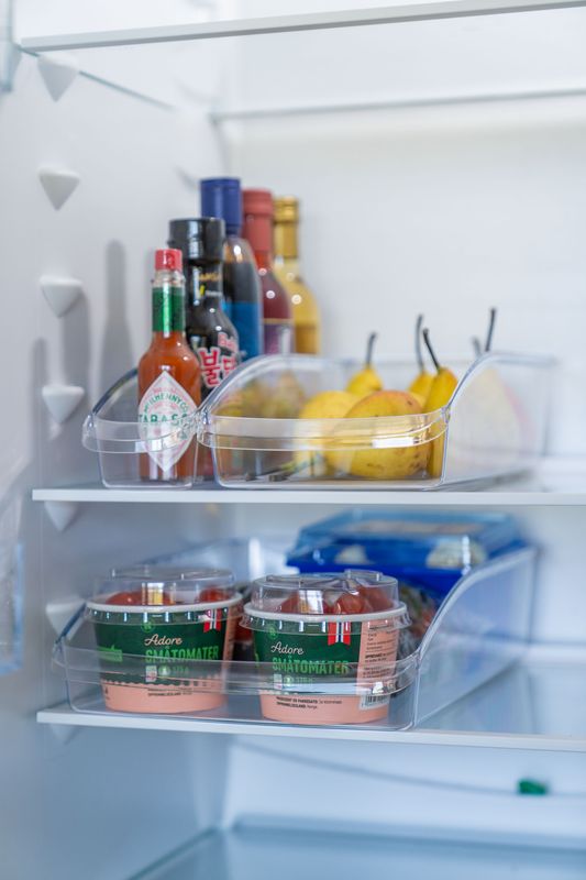 Oppbevaringsbokser 3pk Gjennomsiktig
