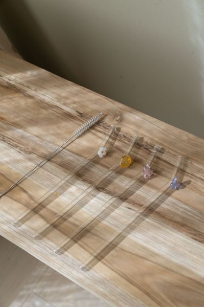 Hovedbilde Glassugerør – 4pk og børste