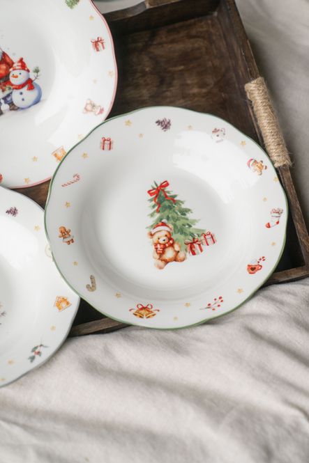 Hovedbilde Juleminner Dyp Tallerken 22cm - Juletre