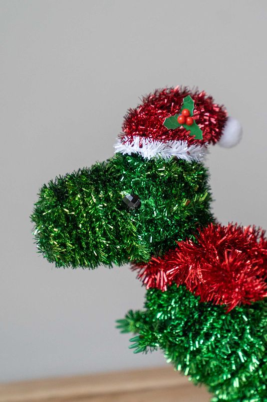 Tinsel Dinosaur Grønn