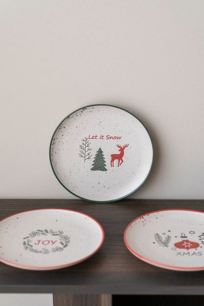 Hovedbilde Joy - Tallerken 20cm Let It Snow