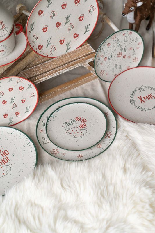 Julehilsen Tallerken 20cm - Vott