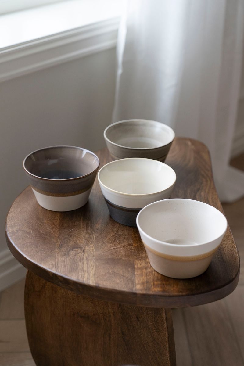 Hombre - Skål 14cm Beige/Grå