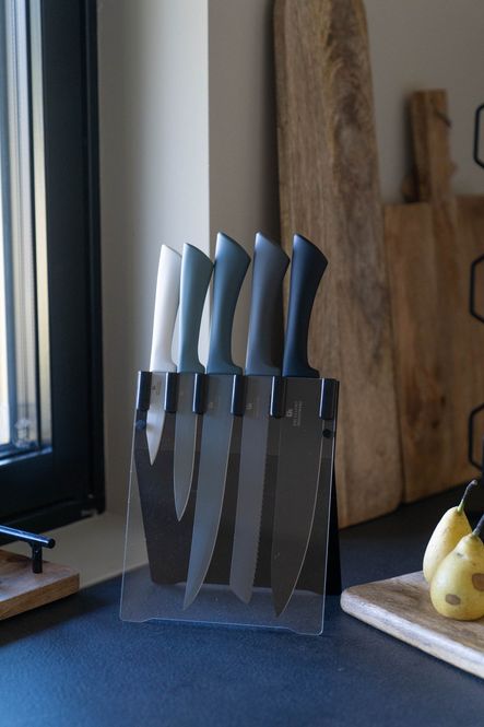 Hovedbilde Knivsett m/stativ 5pk