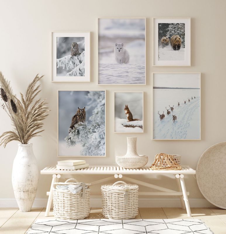 Poster - Vinter Ekorn