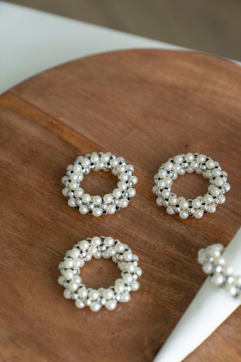 Serviettring - Perler